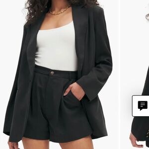 Classic Relaxed Notch Lapel Blazer
